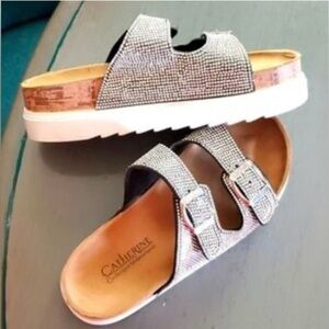 Catherine Malandrino Sparkling Rose Sandals